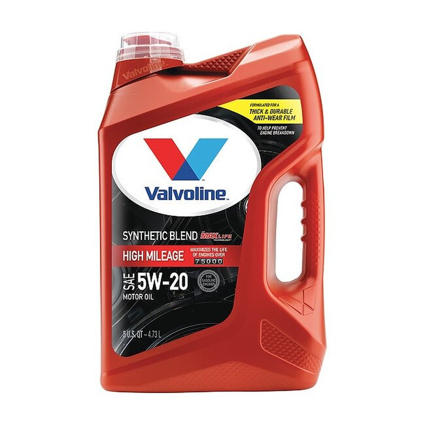Valvoline Engine Oil,5W-20,Synthetic Blend,5qt 881162