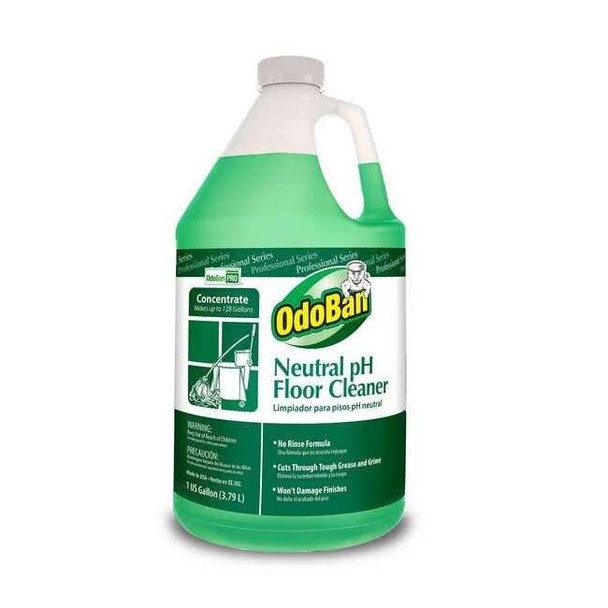 Odoban Neutral FloorCleaner,Liquid,1gal,Jug,PK4 936162-G