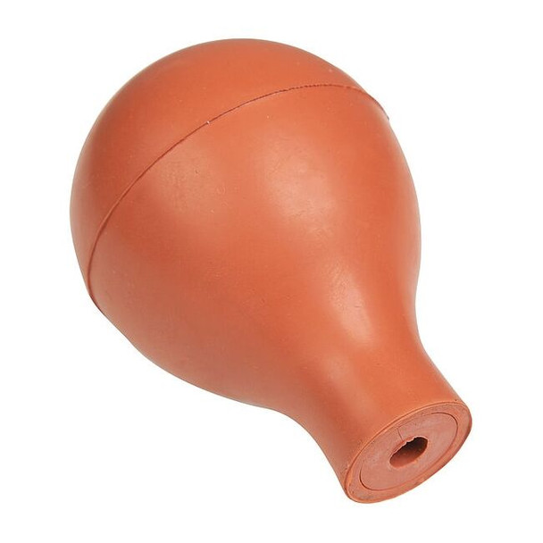 Heathrow Scientific Bulb,Rubber,30mL Cap.,66mm H,1.81" dia. HS20630C