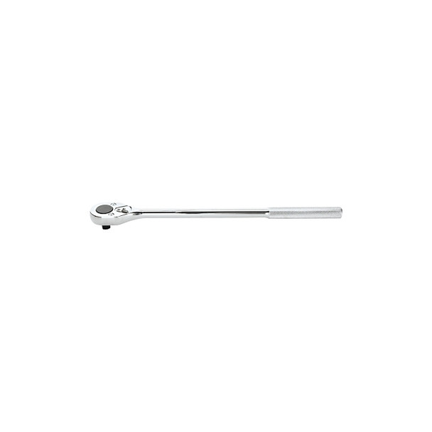 Classic Long Handle Pear Head Ratchet, 1/2 in Dr, 15 in L, Full Polish