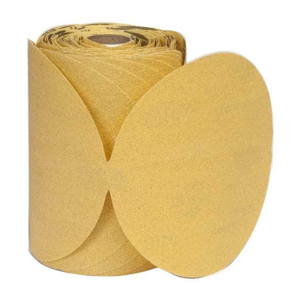 Norton Abrasives PSA Sanding Disc Roll,5 in Dia,P220 G 66261183811