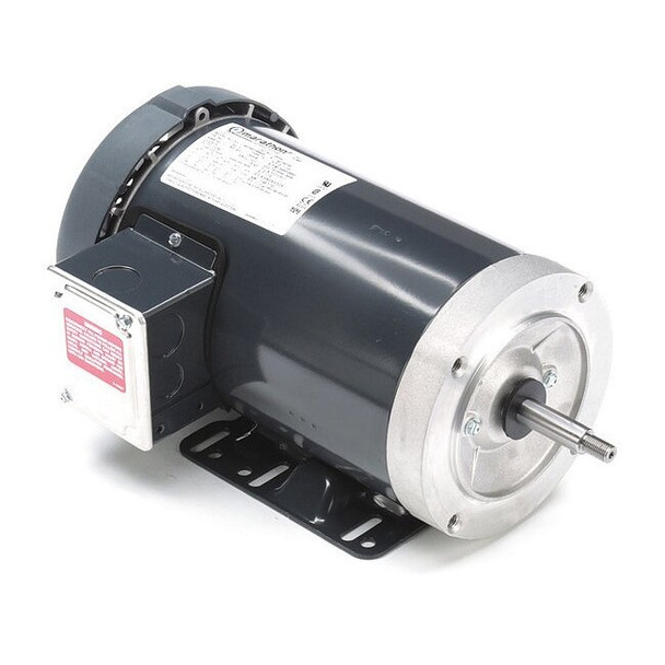 Leeson Jet Pump Motor,3-Phase,2 HP,5.0/2.5A 056T34F15592