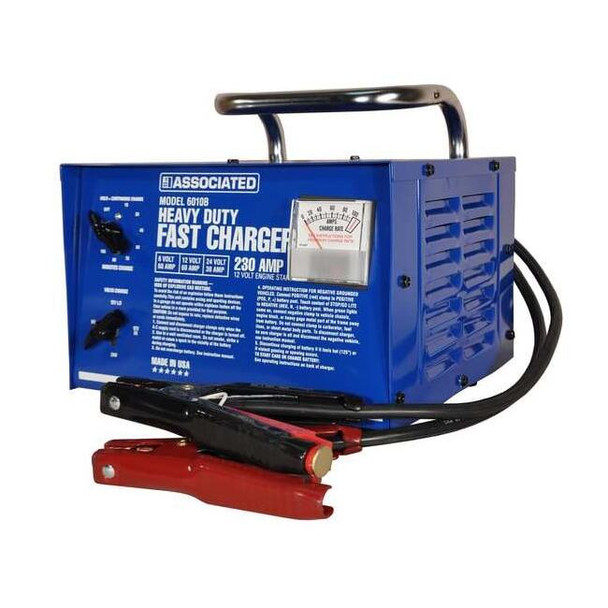 Battery Charger, Manual Boosting, Charging For Battery Voltage: 6, 12, 24