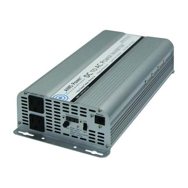 Power Inverter, Modified Sine, 5,000 W Peak, 2,500 W Continuous, 2 Outlets