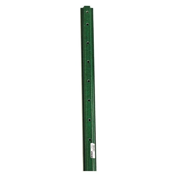 Brady Sign Post,8 ft. L,Composite,Green, 97210 97210