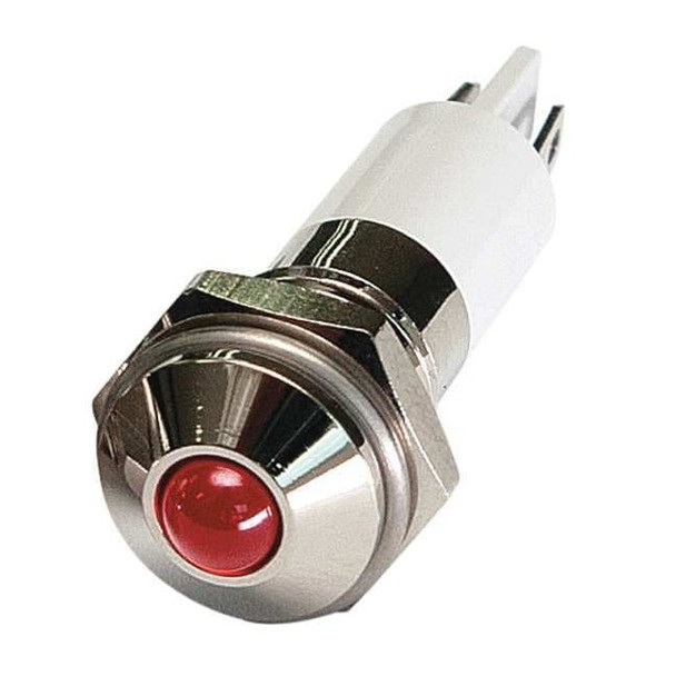 Manufacturer Varies Raised Panel Light, Red, 24 V DC 24M078