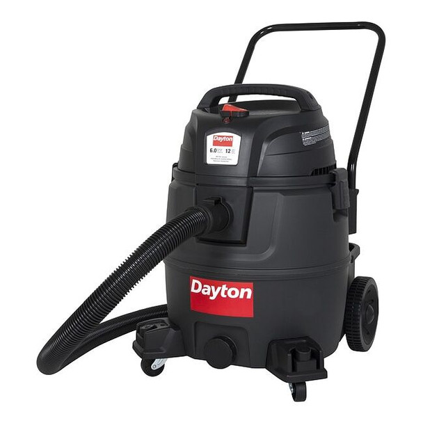 Dayton Shop Vacuum,26 in H,17 in L 61HV89