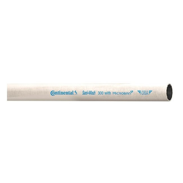 Continental Washdown Hose,3/4" ID x 25 ft.,White CRX075-25-G