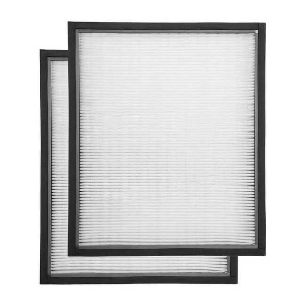 Bluedri Air Filter, 2 in D, 15.8125 in H, 19 in W, PK2 B-AIR-AS-HF