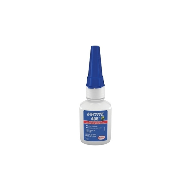 406™ Prism® Instant Adhesive, Surface Insensitive, 20 g, Bottle, Clear