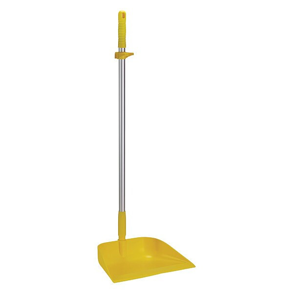 Vikan Handheld Dust Pan,Yellow 56626