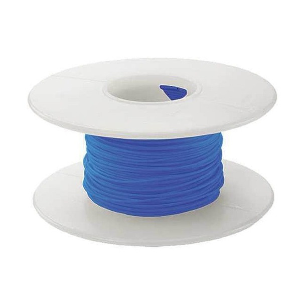 Spooled Wrapping Wire, 30 AWG, Blue, Kynar(R) KSW, 100 ft