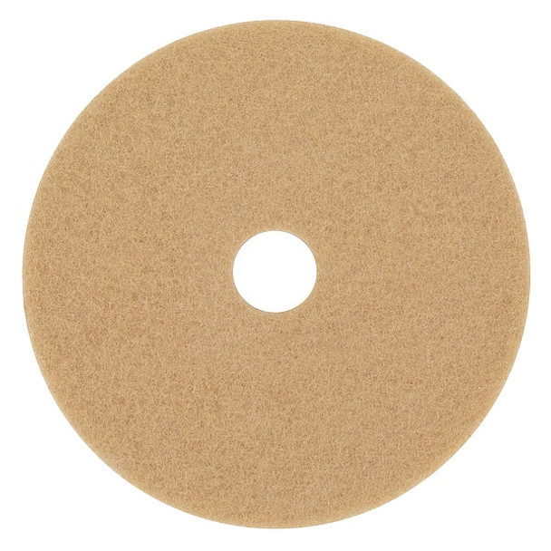 3m Burnishing Pad,17 In,Tan,PK5 3400