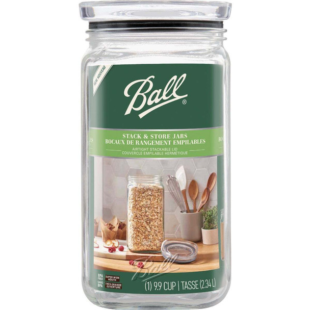 Ball 1/2 Gal. Stack & Store Jar 2133566 Pack of 3