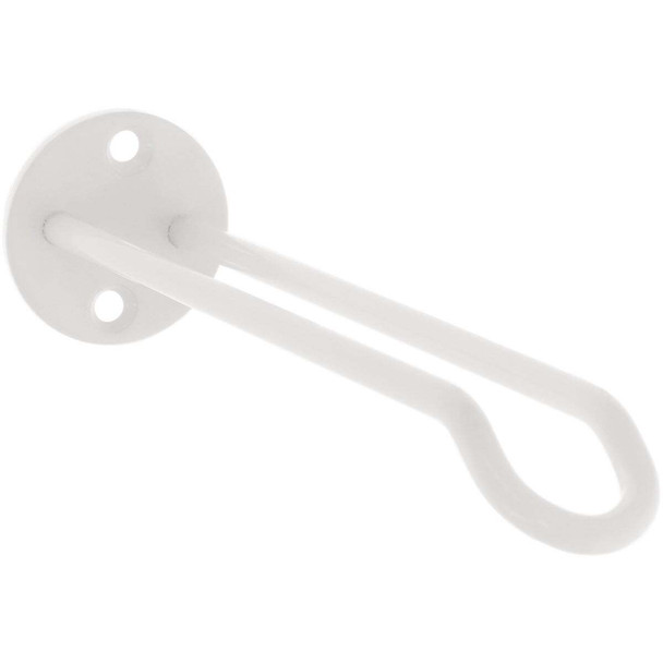 National Hardware 7 In. White Steel Wall Base Plant Hanger N275-522