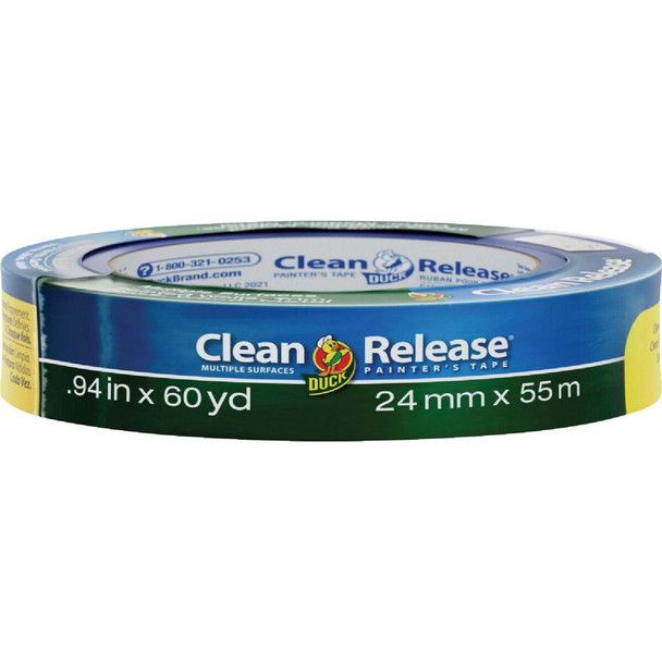 Duck Clean Release .94 In. x 60 Yd. Blue Painters Tape 240193