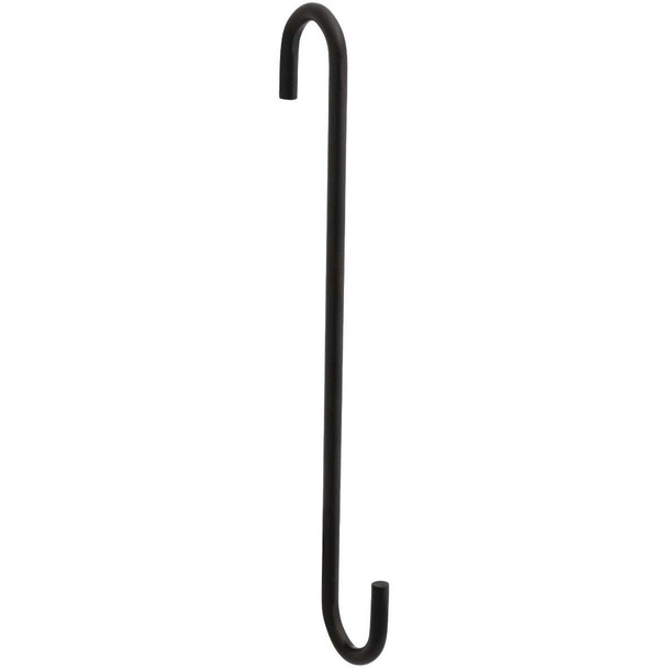 National Hardware 8 In. Black Steel Modern Large S-Hook Plant Hanger N275-517