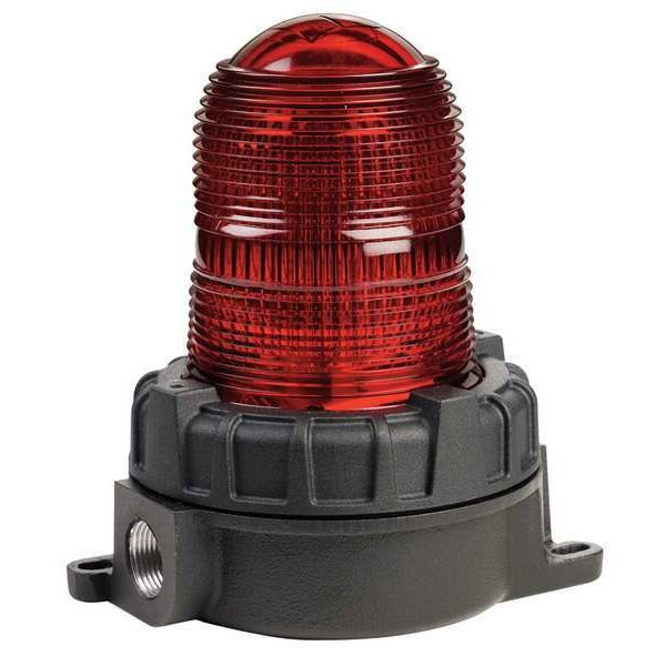 Federal Signal Warning Light, Strobe, Red, 120VAC 151XST-S120R