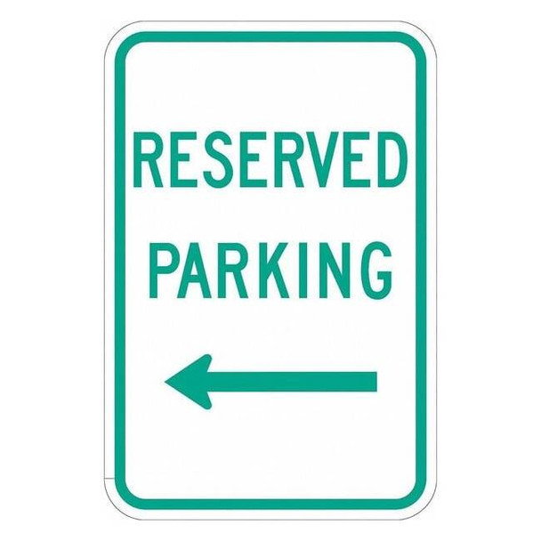 Lyle Reserved Parking Sign,18" x 12, T1-1187-EG_12x18 T1-1187-EG_12x18