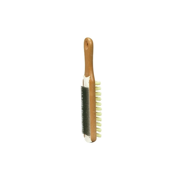 File Card and Brushes, 10 in, Wood Handle