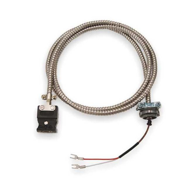 Tempco Thermocouple Ext Wire,J,20AWG,Str,10Ft ECA00071