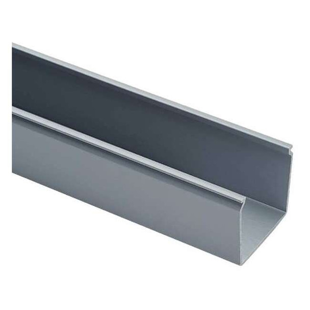 Base Raceway, FS3 Series, 1 Channel, 3-1/4 in W, 3-1/8 in H, 6 ft L, Gray