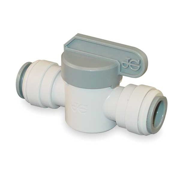 John Guest Multi-Turn Stop,1/2 In PF x 1/2 In PF PISV0416S