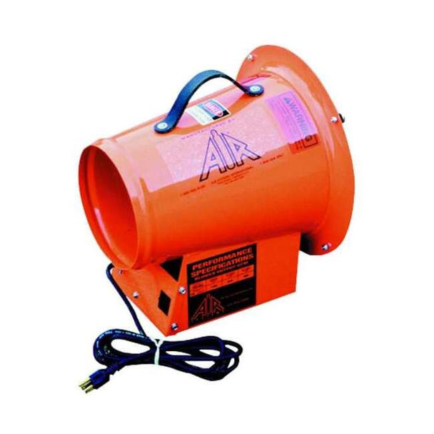 Air Systems Intl Confined Space Fan,Orange,18" W SVF-8AC