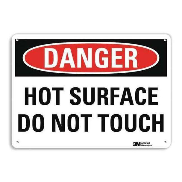 Lyle Danger Sign,4 Hole Mount,10in W x 7in H, U3-1660-RA_10X7 U3-1660-RA_10X7