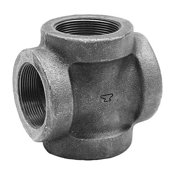 Anvil Cross Cross, 1-1/4" Pipe, FNPT, Cast Iron, Class 125 0300109204