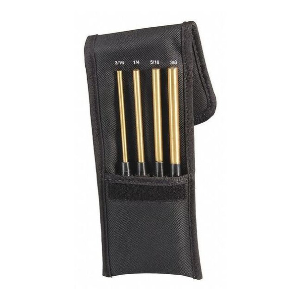 Starrett Drive Pin Punch Set,Not Tether Capable SB248Z