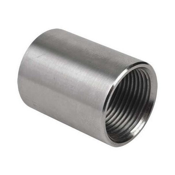 IMC Coupling, 3/4 in, Threaded, 316 Stainless Steel, Polished, Silver
