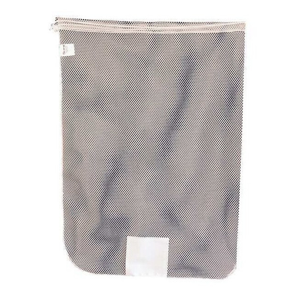Drawstring, Light Weight Mesh Polyester, Laundry Bag, White