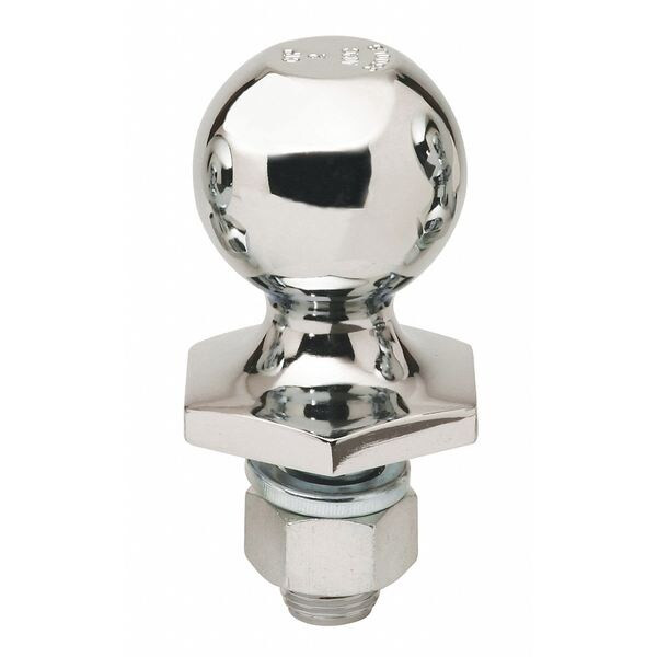 Reese Trailer Ball, 6000 lb., Stainless Steel, REESE TOWPOWER 7011320