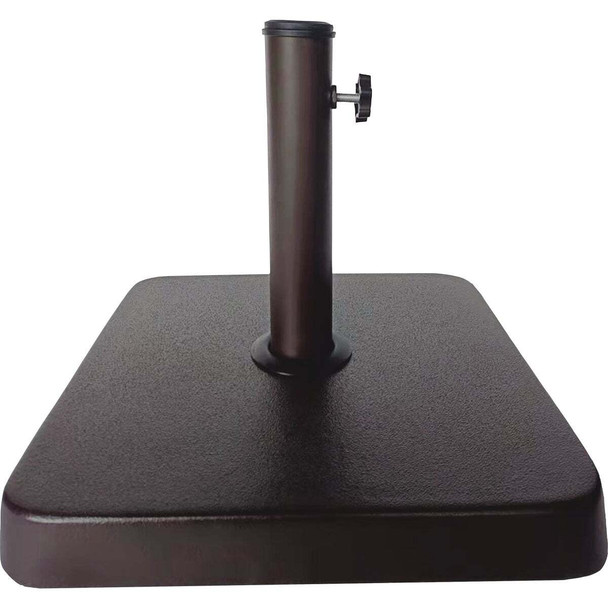Outdoor Expressions 13.5 In. Square Brown Concrete Umbrella Base SL-USC-69-BN