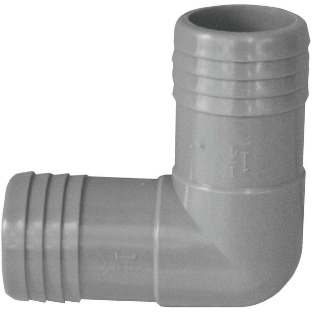 Boshart 1-1/4 In. 90 Deg. Polypropylene Insert Elbow (1/4 Bend) Pack of 5