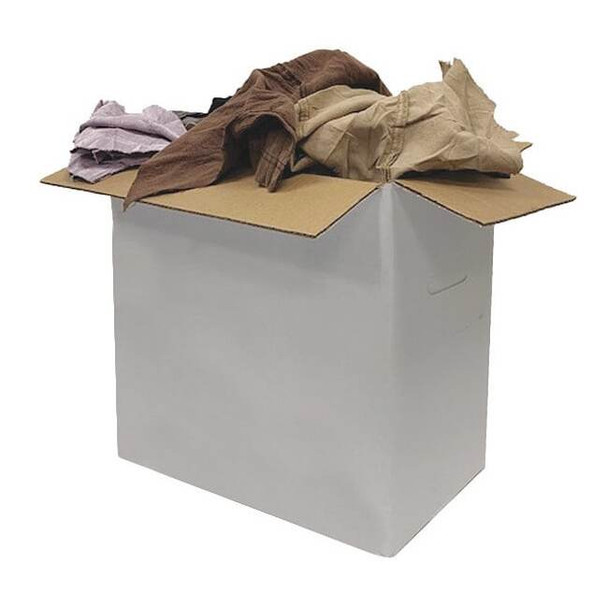 Reclaimed Corduroy Cloth Rag 25 lb. Varies Sizes, Assorted