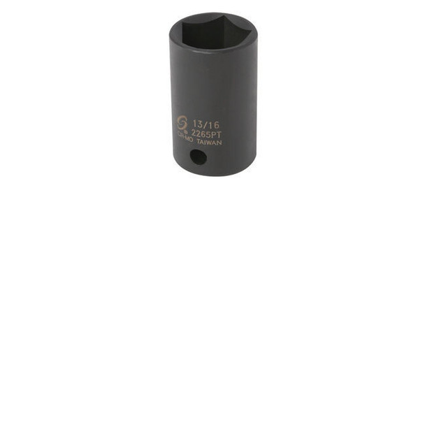 1/2" Drive, 5 Pt. Impact Socket, 13/16" 2265PT