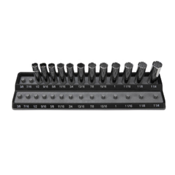 1/2" Peg Socket Holder, sae, gray PSH50S-GRY