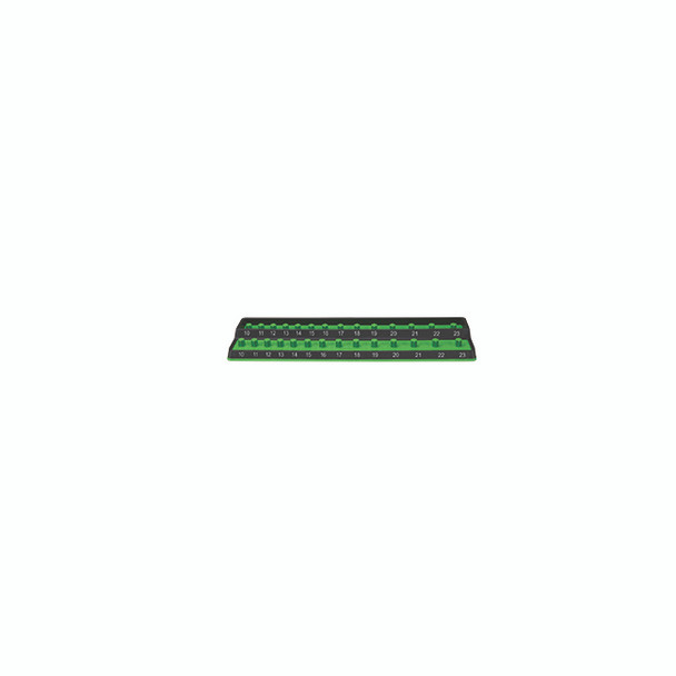 1/2IN Peg Socket Holder, metric, green PSH50M-GRN
