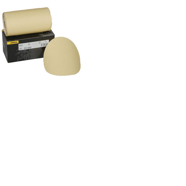 Mirka 23 Series Gold 6" PSA Linkrol Disc, 80-Grit, D-Weight Backing 23-342-080