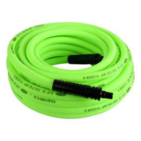 Flexzilla 1/2"  x 50’ ZillaGreen Air Hose w/ 1/2” MNPT Ends & Bend Restrictors HFZ1250YW4
