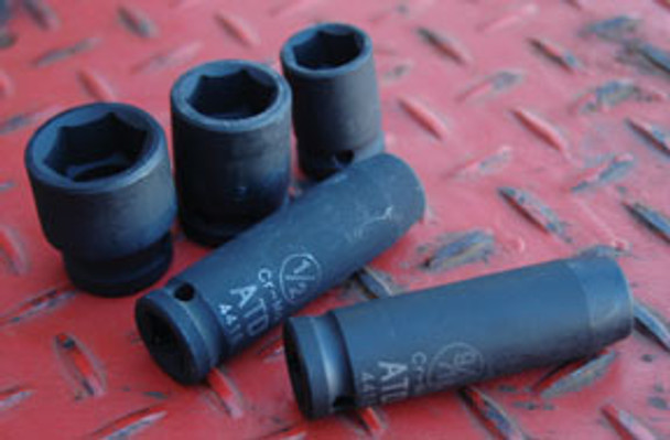 1/2" Drive 6-Point Deep Metric Impact Socket - 21mm 4321