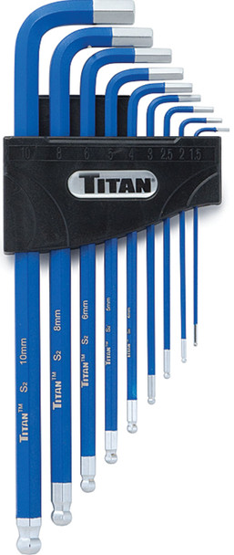 Extra-Long Arm Metric Hex Key Set 12714