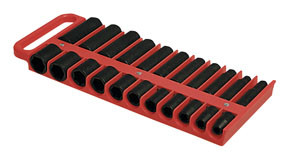 Large Magnetic 1/2” Socket Tray - Red 40900