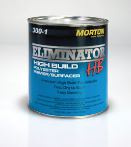Eliminator High Build Polyester Primer, Gray, Gallon 300-1