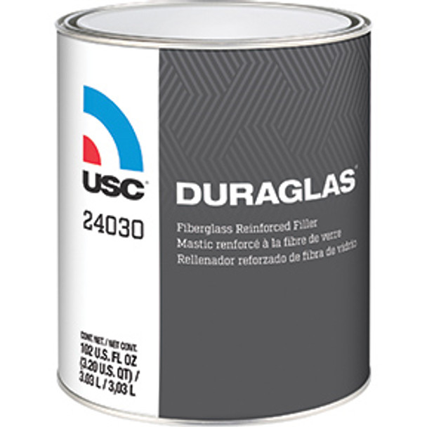 Duraglas Fiberglass Filled Filler, Squat Quart 24035 Duraglas Fiberglass Filled Filler, Squat Quart 24035
