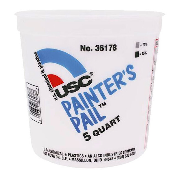 Painter's Pail, 5 Quart, Case of 50 Pails 36178