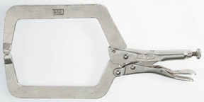 The Original Locking C-Clamps with Regular Tips, 9” 9DR
