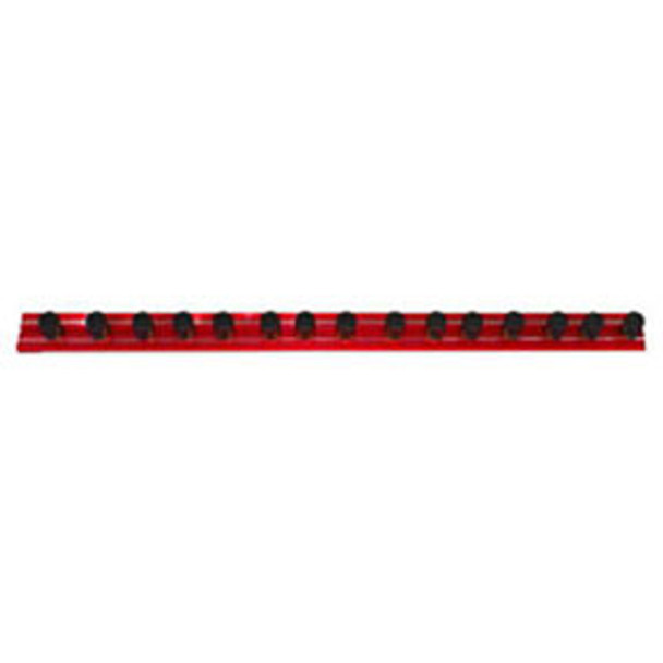 MAGRAIL TL 12” long, Red, 15 - 3/8” studs MR12R15B